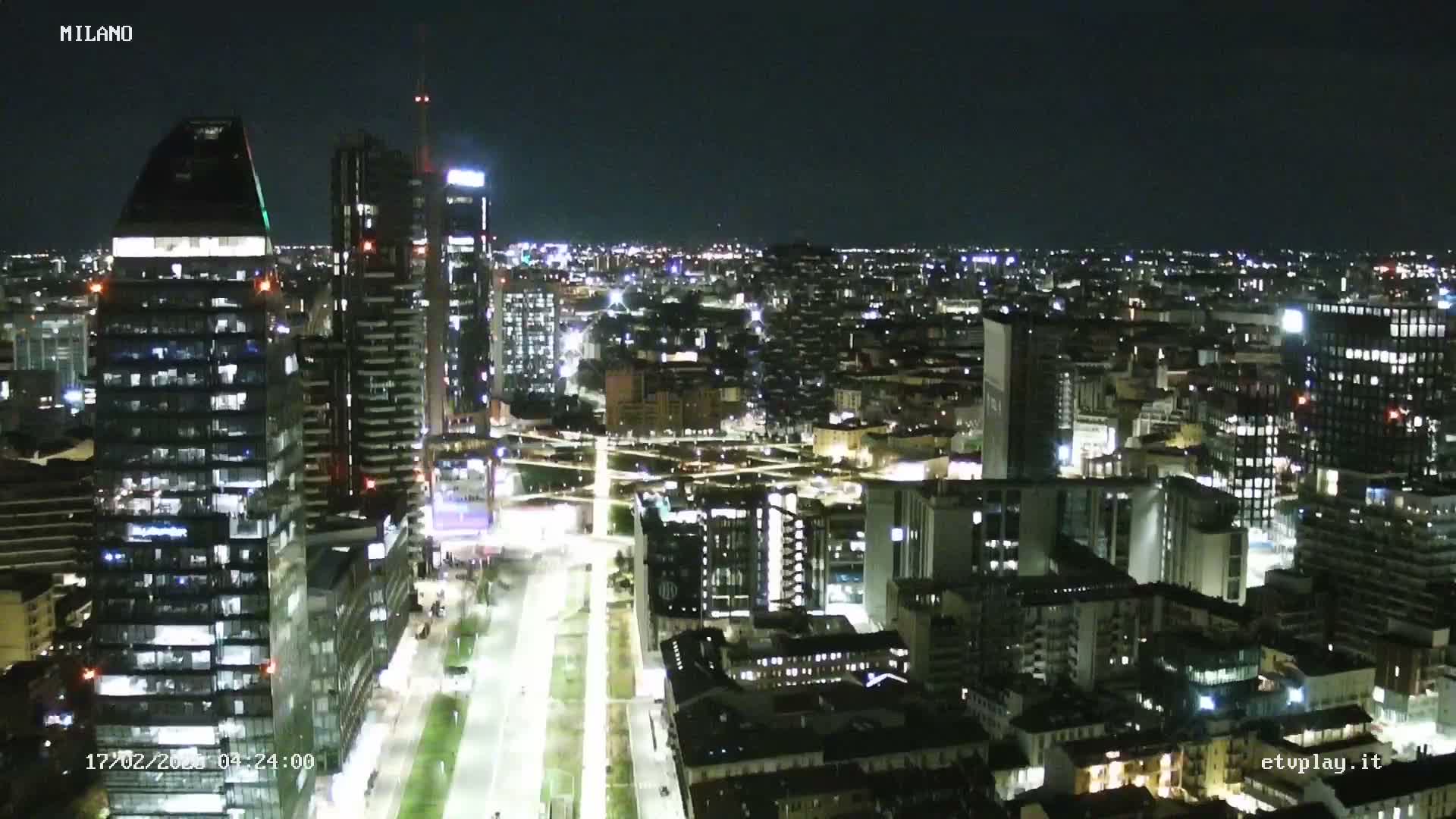 Milano City, Milan Skyline Live Cam - Lombardy, Italy