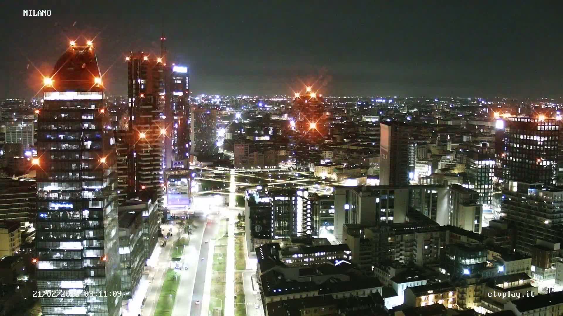 Milano City, Milan Skyline Live Cam - Lombardy, Italy