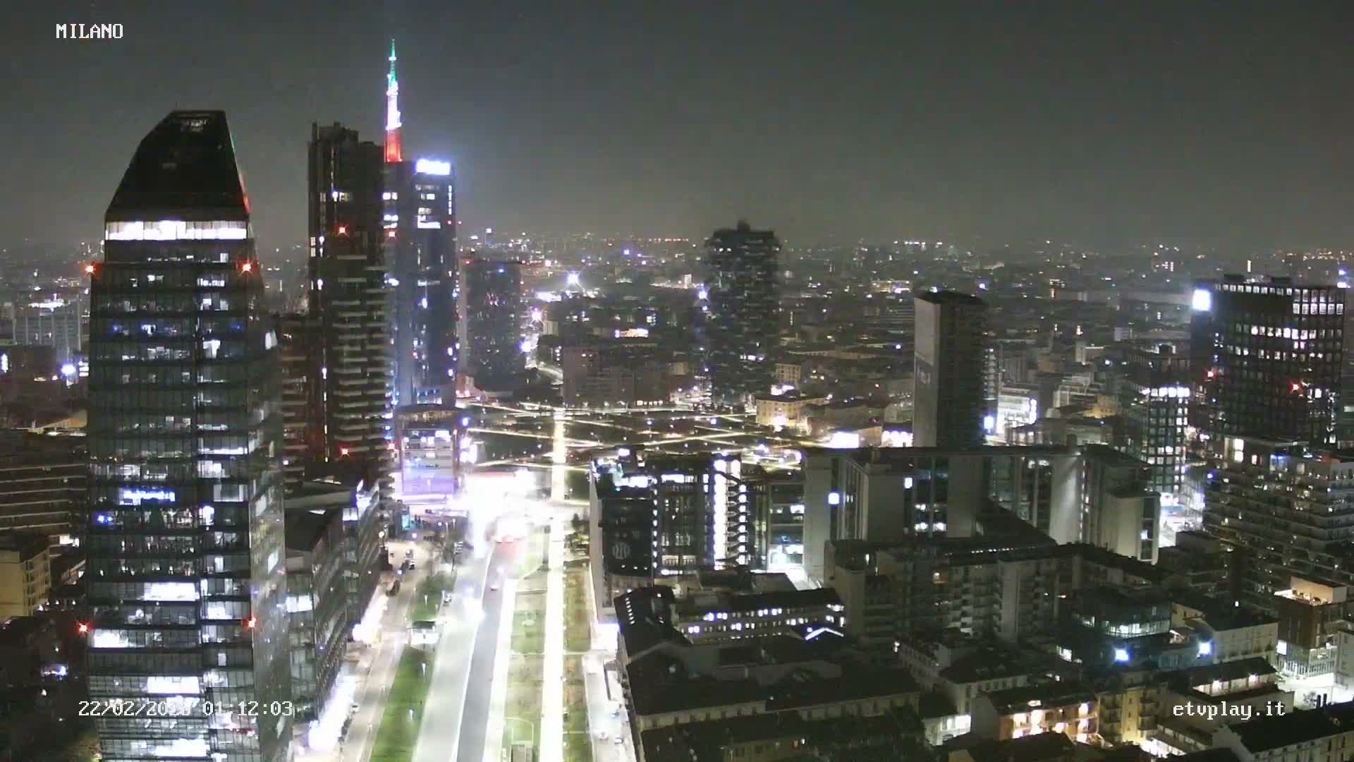 Milano City, Milan Skyline Live Cam - Lombardy, Italy