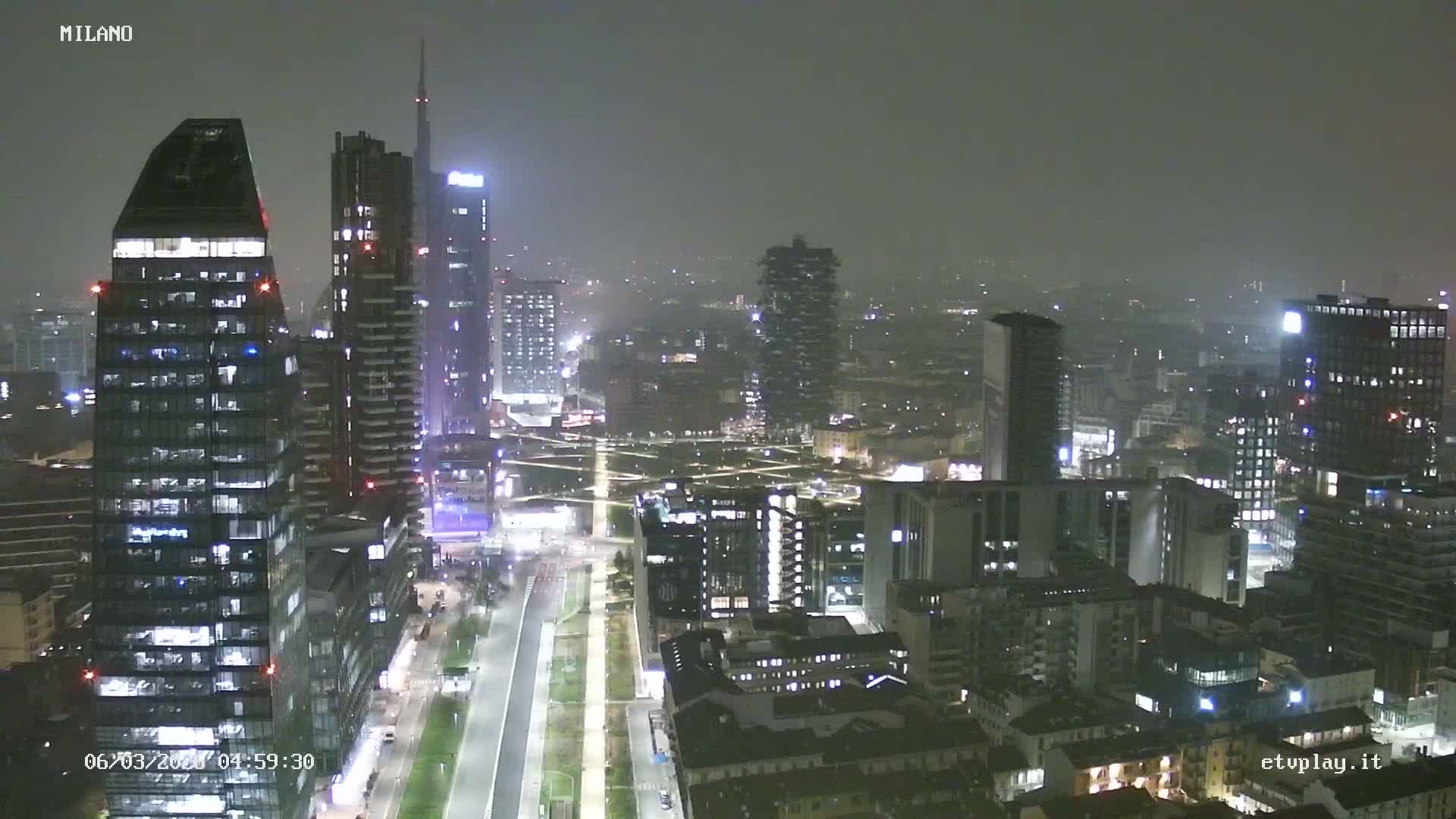 Milano City, Milan Skyline Live Cam - Lombardy, Italy