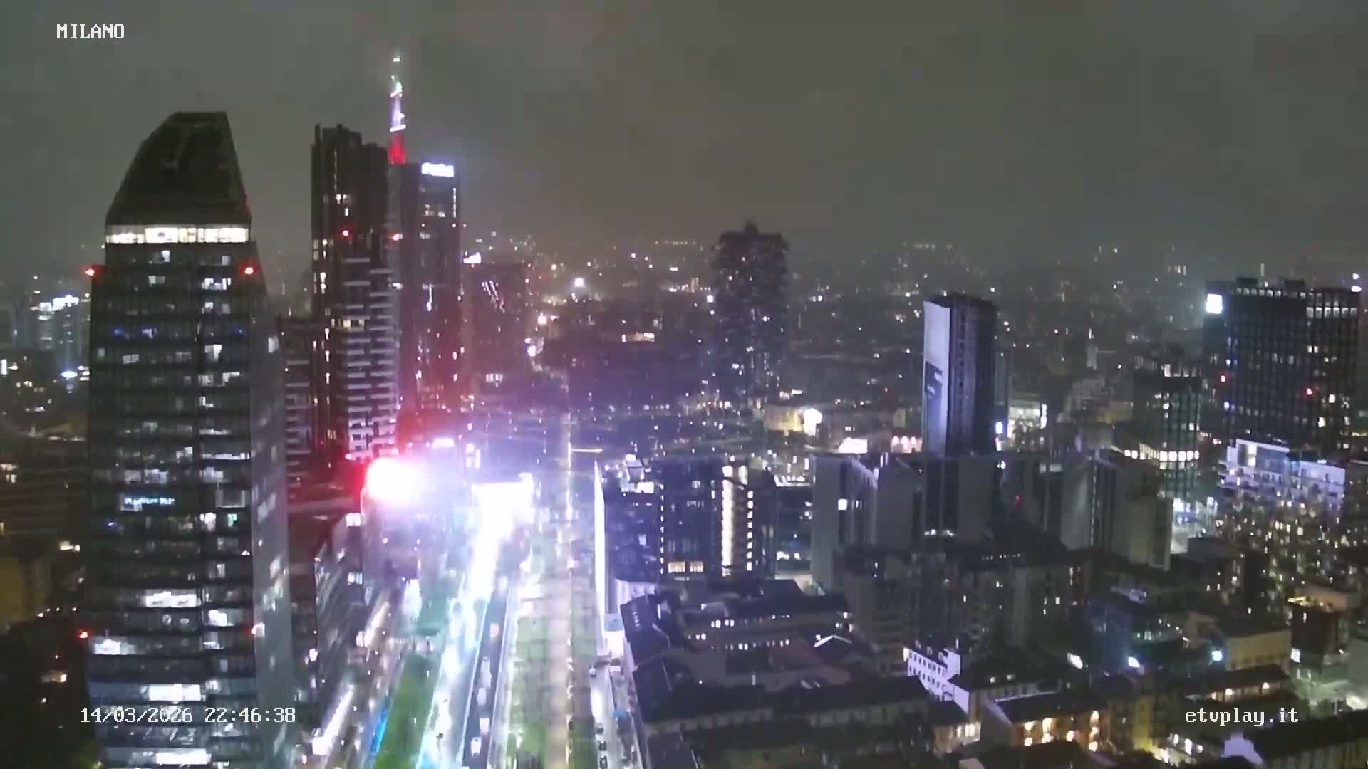 Milano City, Milan Skyline Live Cam - Lombardy, Italy