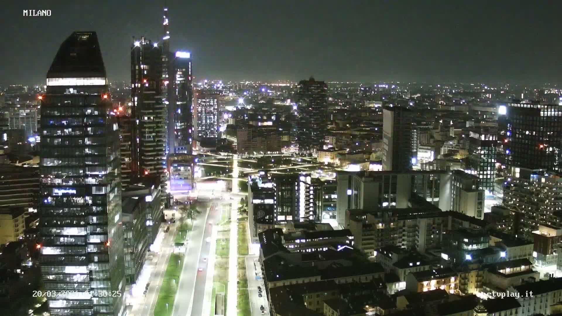 Milano City, Milan Skyline Live Cam - Lombardy, Italy