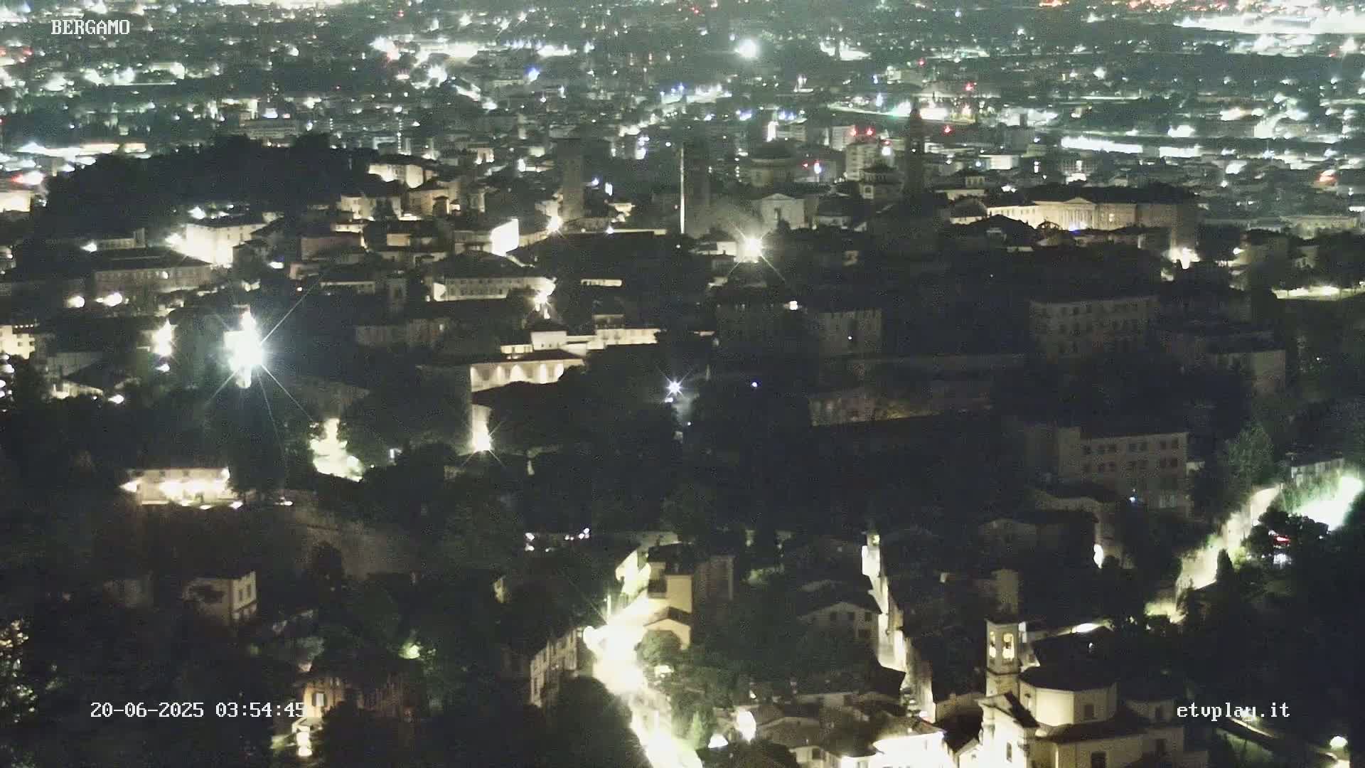 Bergamo City Skyline Live Cam - Bergamo,Lombardy, Italy