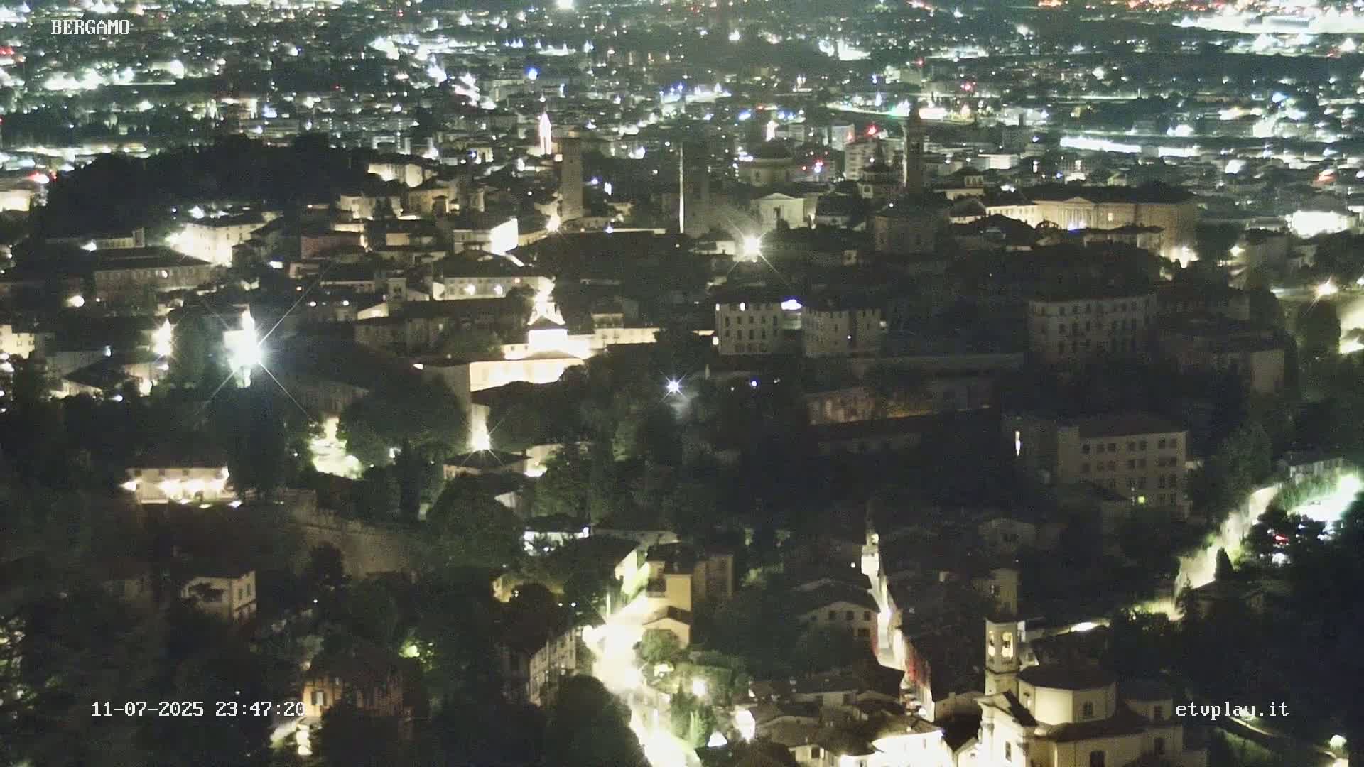 Bergamo City Skyline Live Cam - Bergamo,Lombardy, Italy