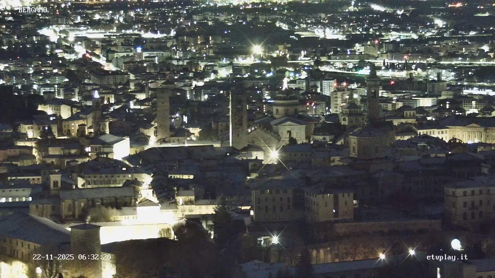 Bergamo City Skyline Live Cam - Bergamo,Lombardy, Italy