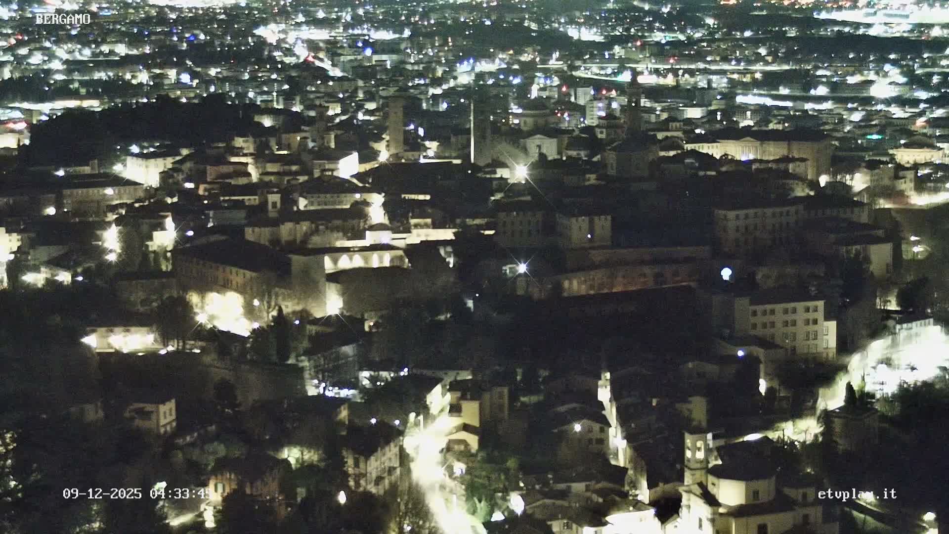 Bergamo City Skyline Live Cam - Bergamo,Lombardy, Italy