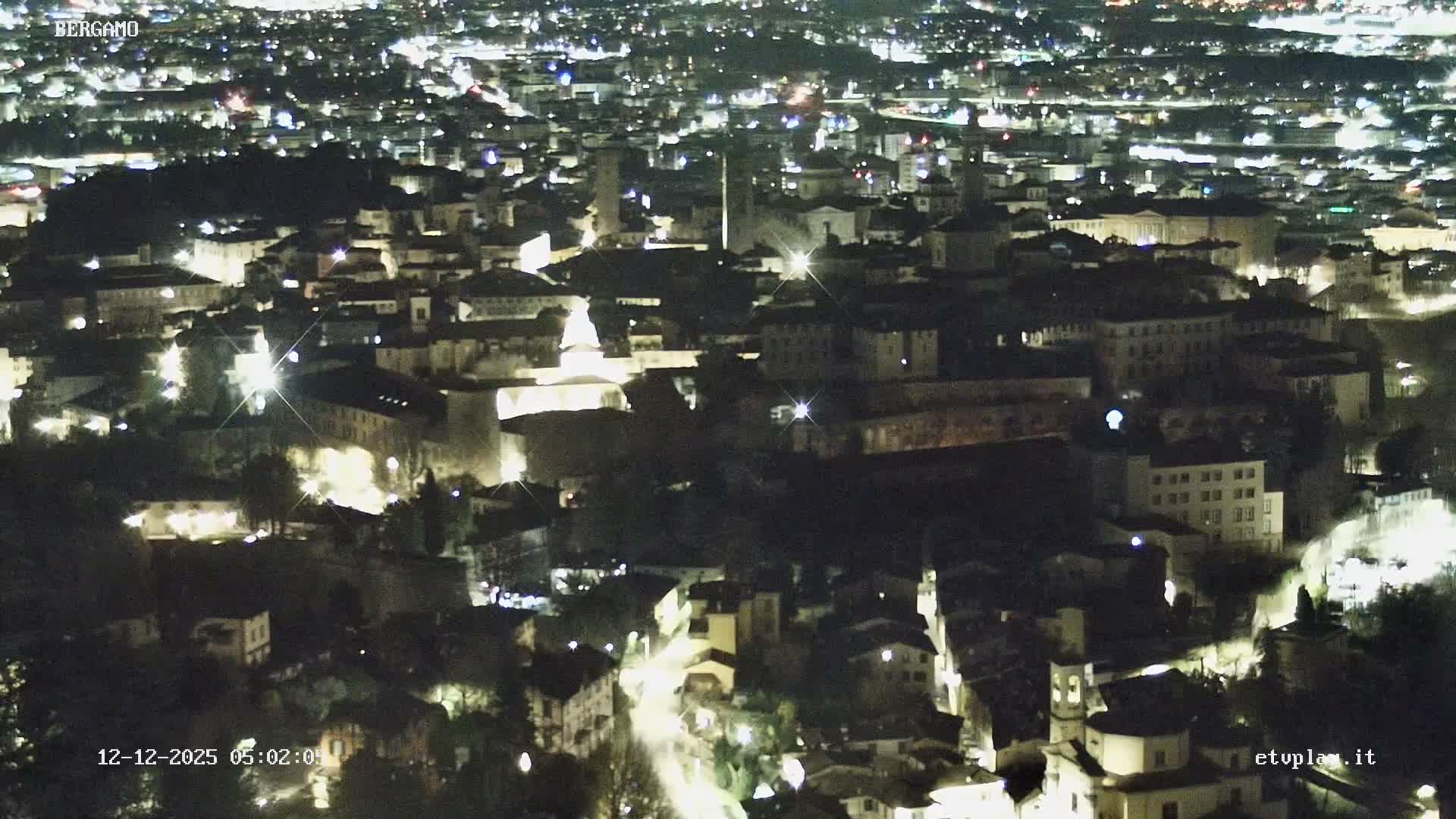Bergamo City Skyline Live Cam - Bergamo,Lombardy, Italy