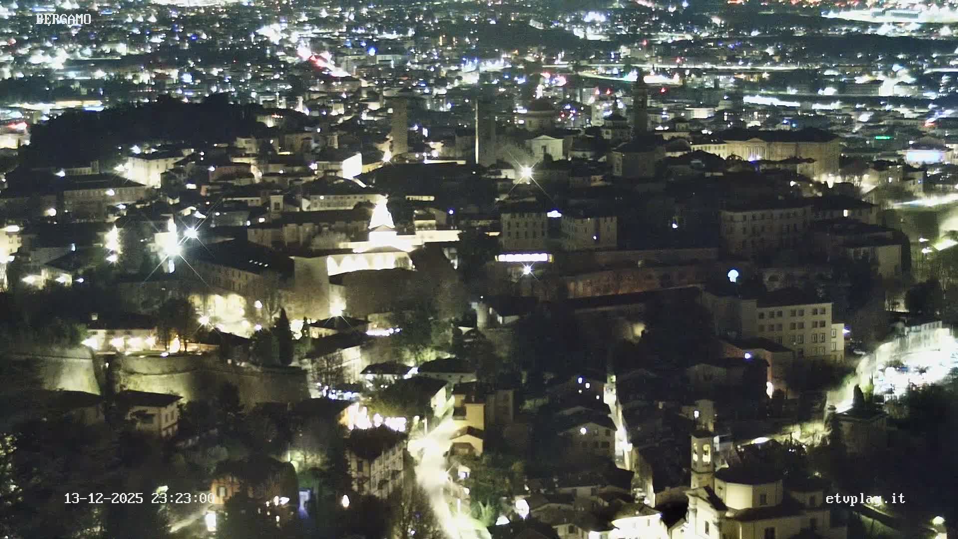 Bergamo City Skyline Live Cam - Bergamo,Lombardy, Italy