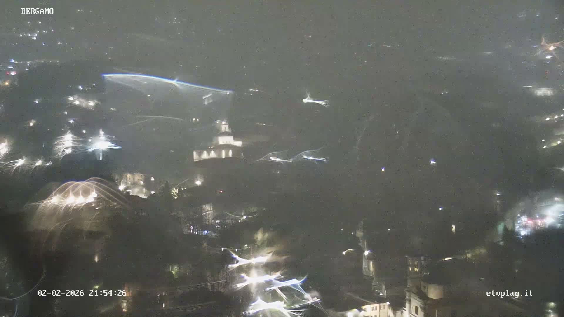 Bergamo City Skyline Live Cam - Bergamo,Lombardy, Italy