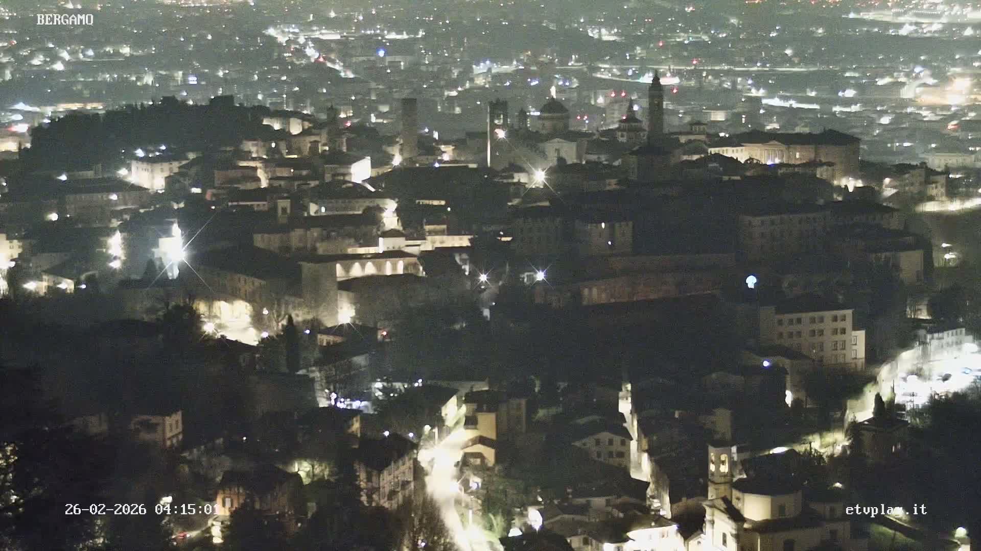 Bergamo City Skyline Live Cam - Bergamo,Lombardy, Italy