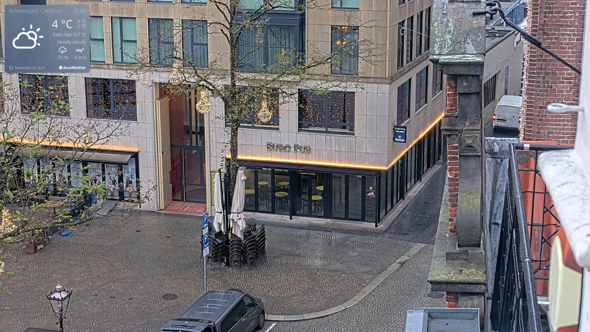 Amsterdam De Dam Square Live Cam - North Holland, Netherlands