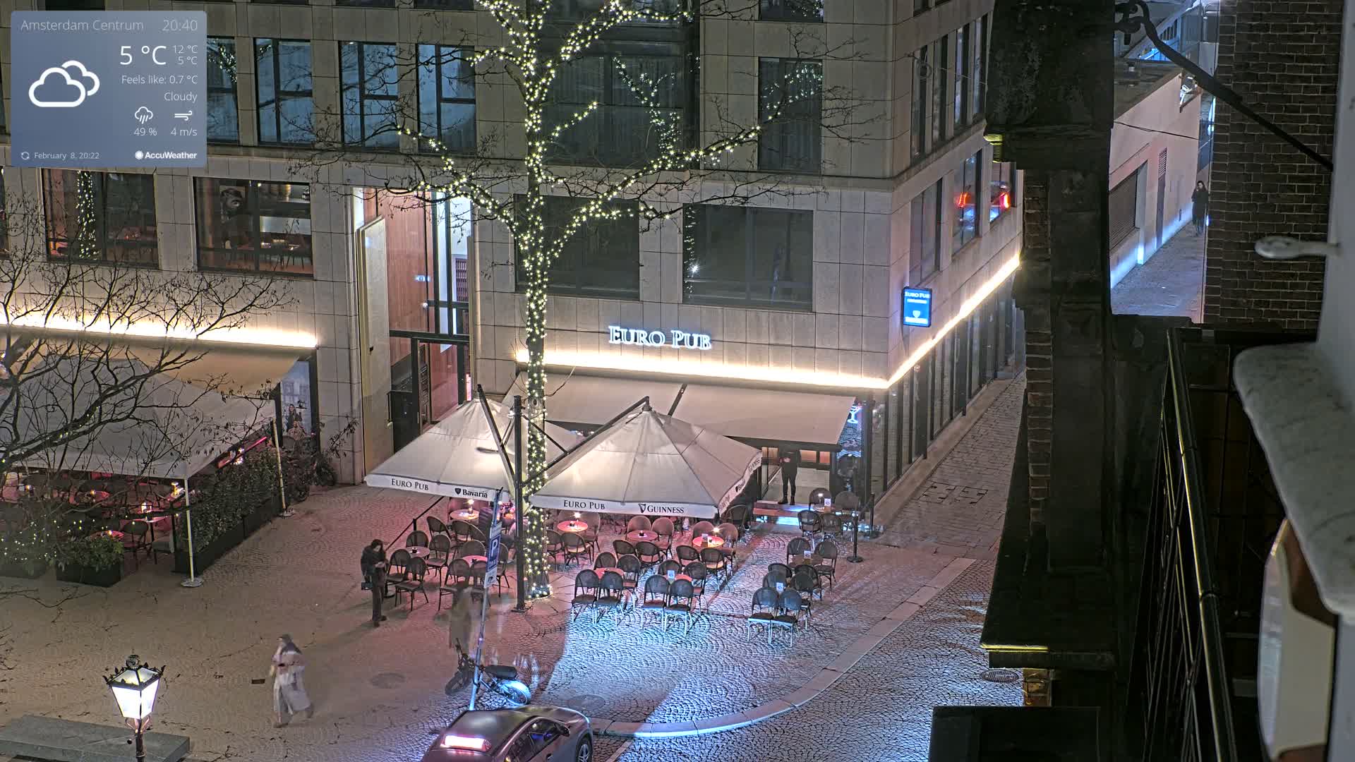 Amsterdam De Dam Square Live Cam - North Holland, Netherlands