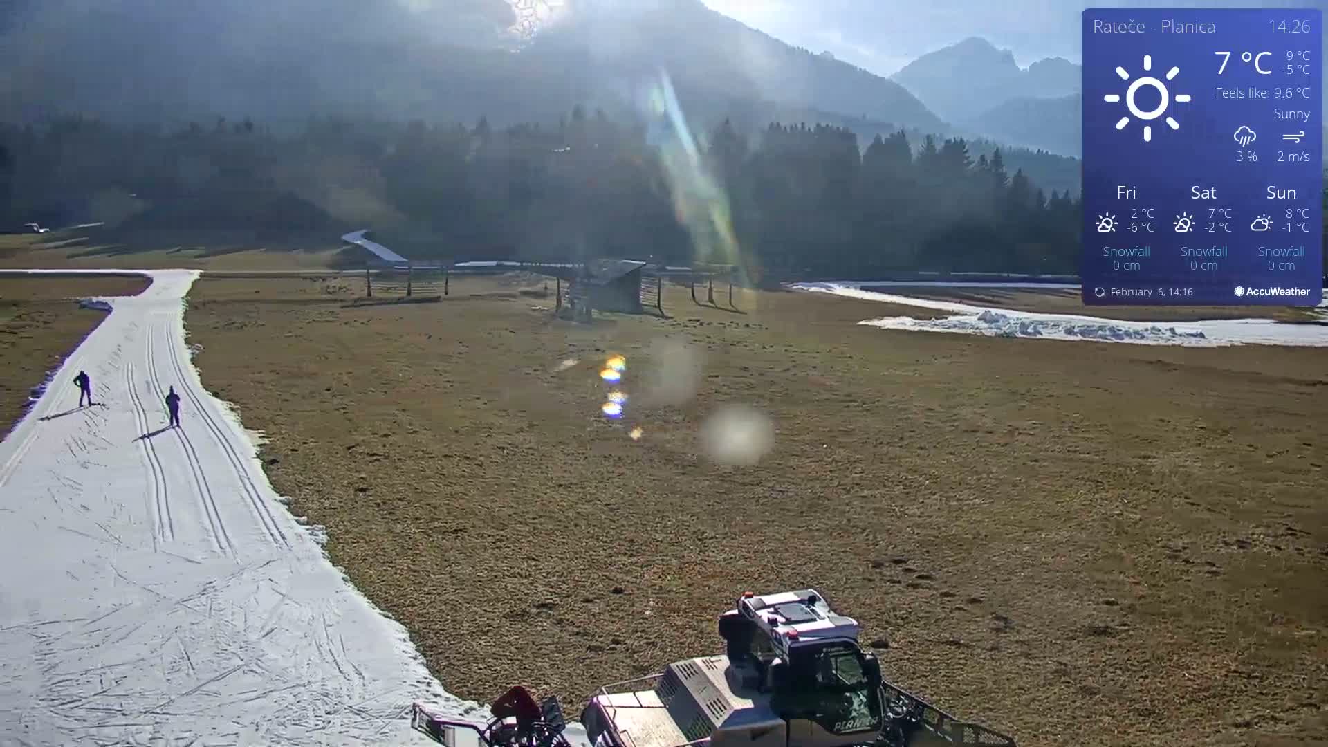 Ponca Rateče, Kranjska Gora Cross & Ski Country Tracks Live Cam - Jesenice, Gorenjska (Upper Carniola), Slovenia