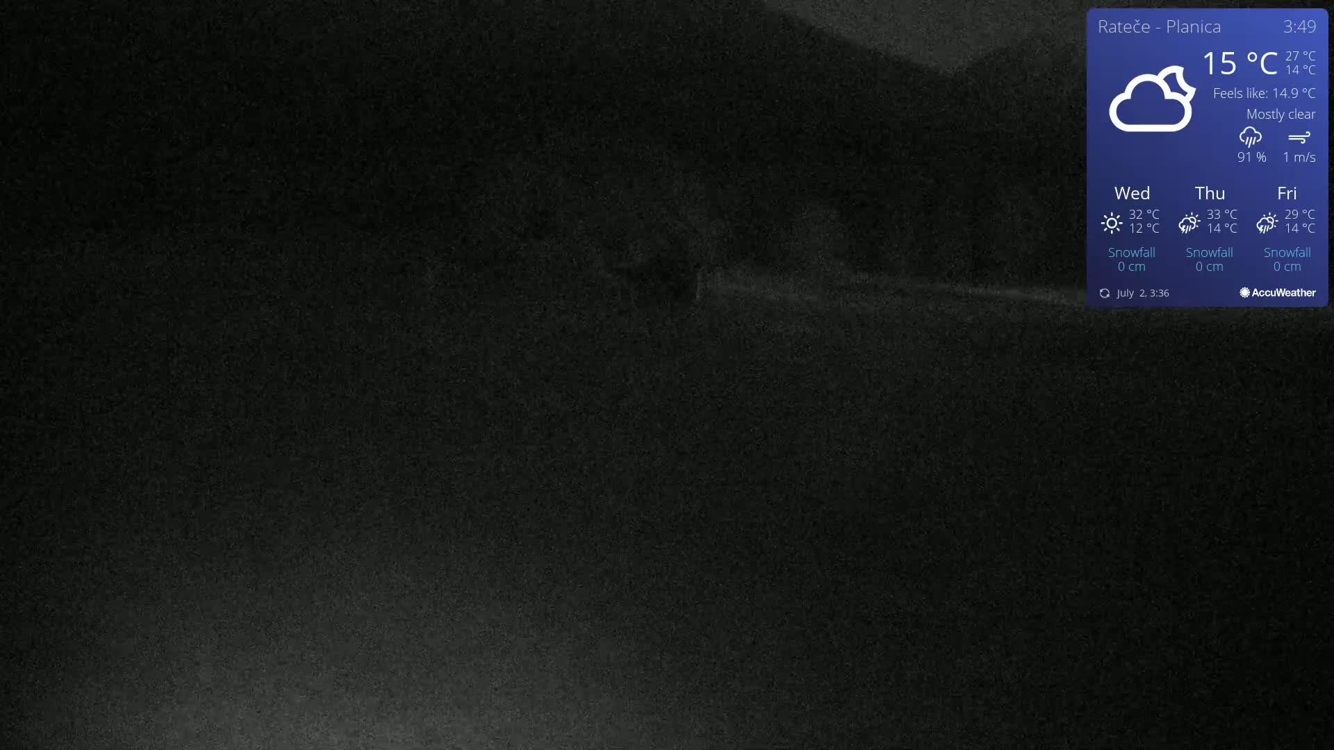 Ponca Rateče, Kranjska Gora Cross & Ski Country Tracks Live Cam - Jesenice, Gorenjska (Upper Carniola), Slovenia