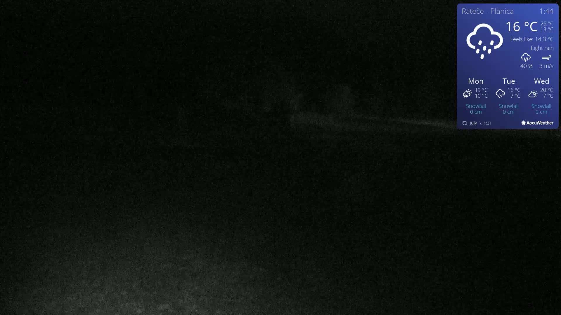 Ponca Rateče, Kranjska Gora Cross & Ski Country Tracks Live Cam - Jesenice, Gorenjska (Upper Carniola), Slovenia