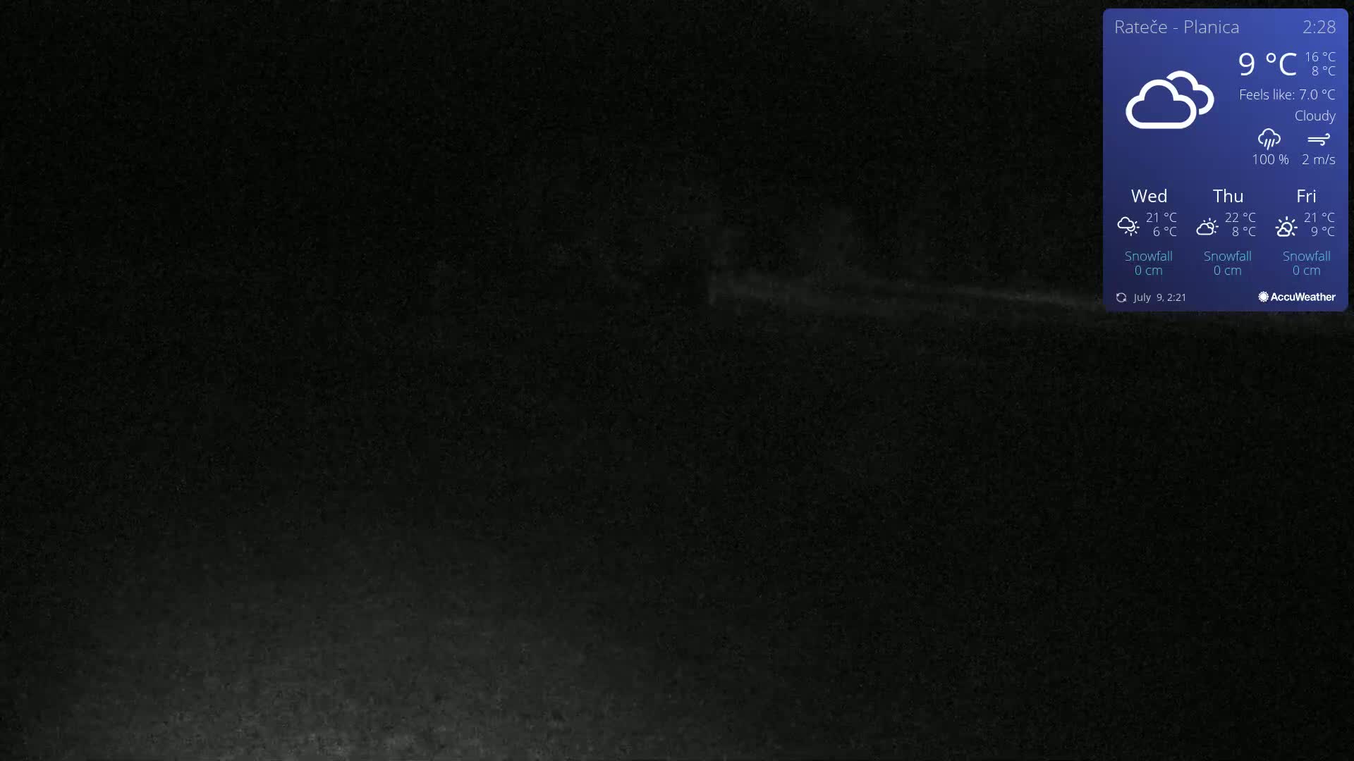 Ponca Rateče, Kranjska Gora Cross & Ski Country Tracks Live Cam - Jesenice, Gorenjska (Upper Carniola), Slovenia