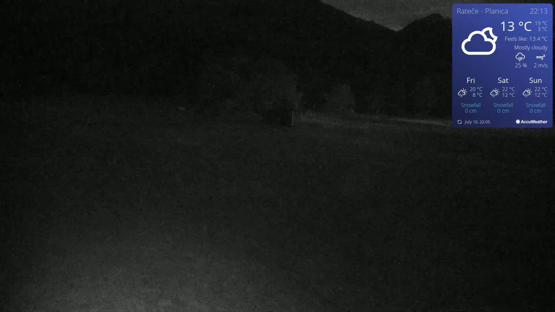 Ponca Rateče, Kranjska Gora Cross & Ski Country Tracks Live Cam - Jesenice, Gorenjska (Upper Carniola), Slovenia