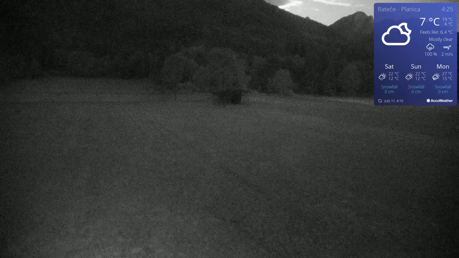 Ponca Rateče, Kranjska Gora Cross & Ski Country Tracks Live Cam - Jesenice, Gorenjska (Upper Carniola), Slovenia