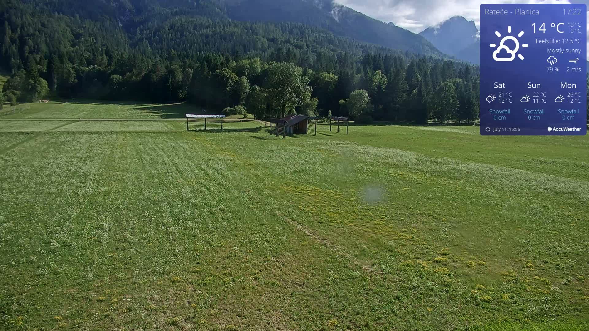 Ponca Rateče, Kranjska Gora Cross & Ski Country Tracks Live Cam - Jesenice, Gorenjska (Upper Carniola), Slovenia
