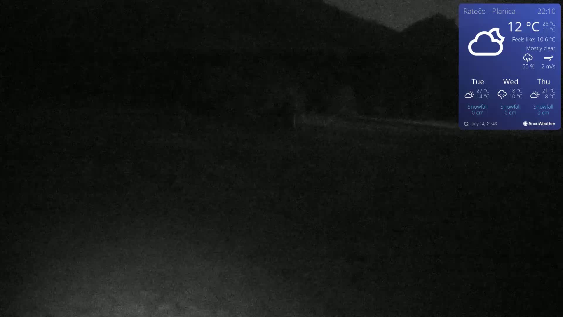 Ponca Rateče, Kranjska Gora Cross & Ski Country Tracks Live Cam - Jesenice, Gorenjska (Upper Carniola), Slovenia