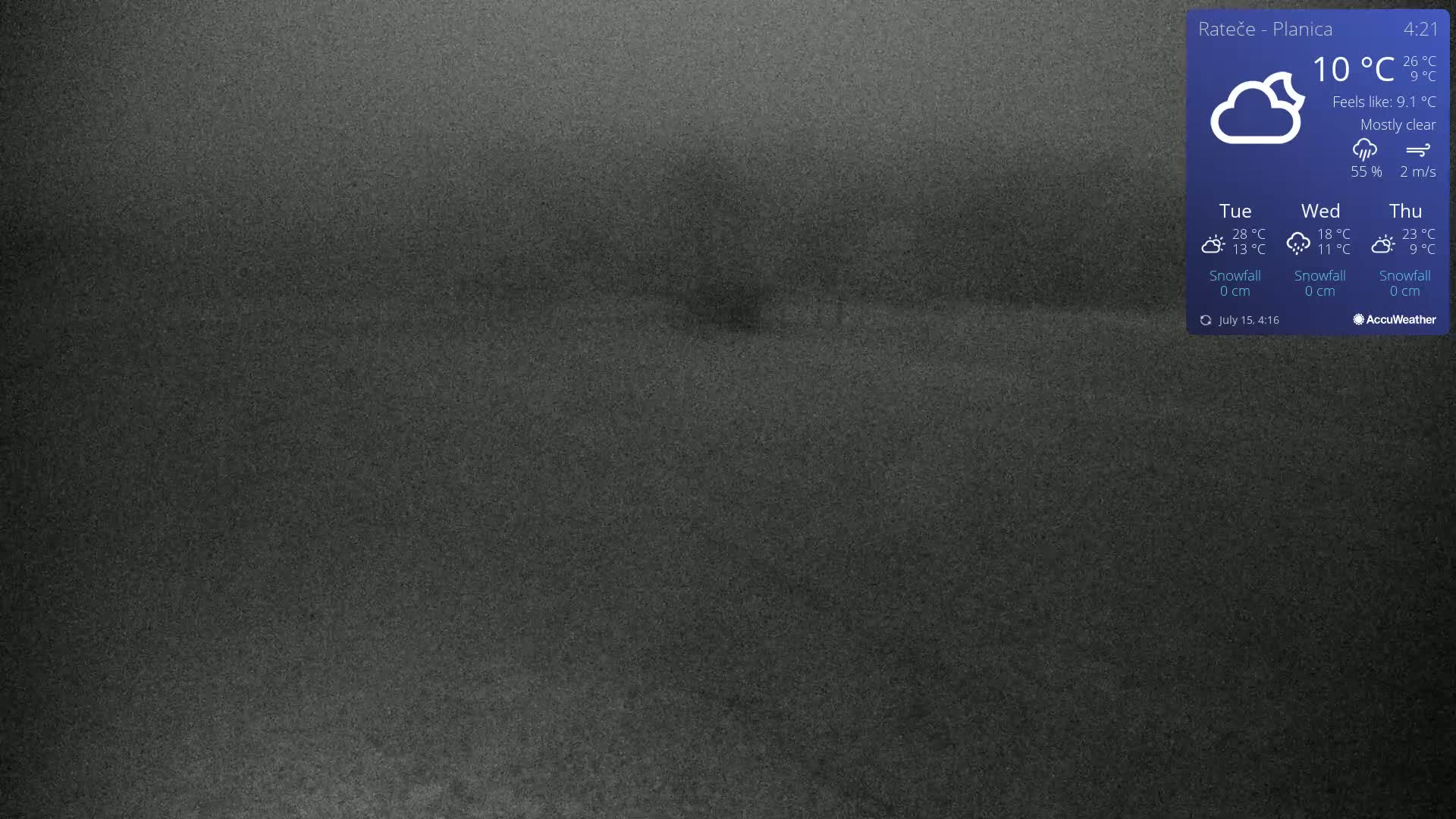 Ponca Rateče, Kranjska Gora Cross & Ski Country Tracks Live Cam - Jesenice, Gorenjska (Upper Carniola), Slovenia