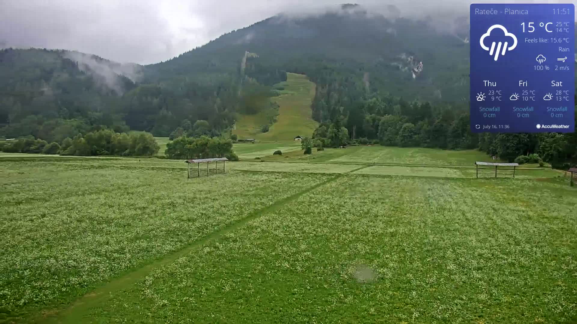 Ponca Rateče, Kranjska Gora Cross & Ski Country Tracks Live Cam - Jesenice, Gorenjska (Upper Carniola), Slovenia
