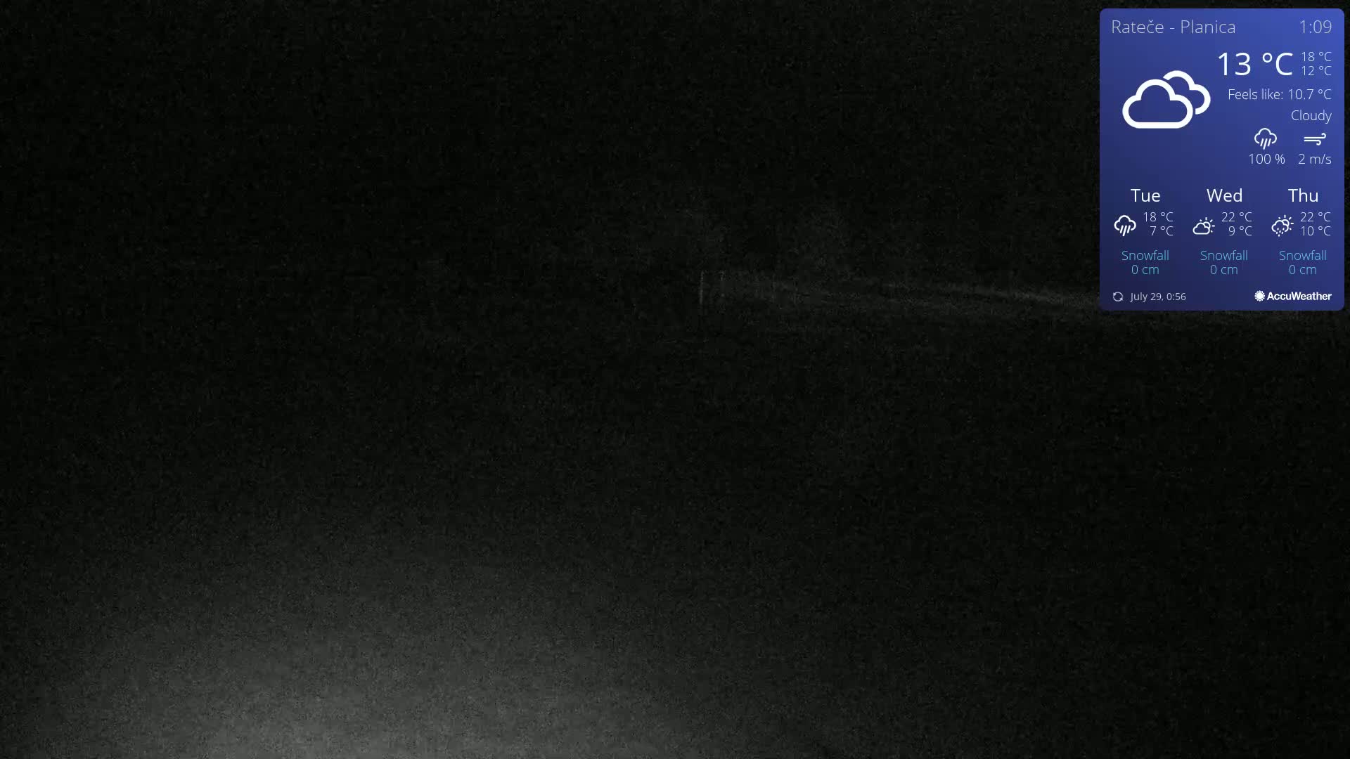 Ponca Rateče, Kranjska Gora Cross & Ski Country Tracks Live Cam - Jesenice, Gorenjska (Upper Carniola), Slovenia