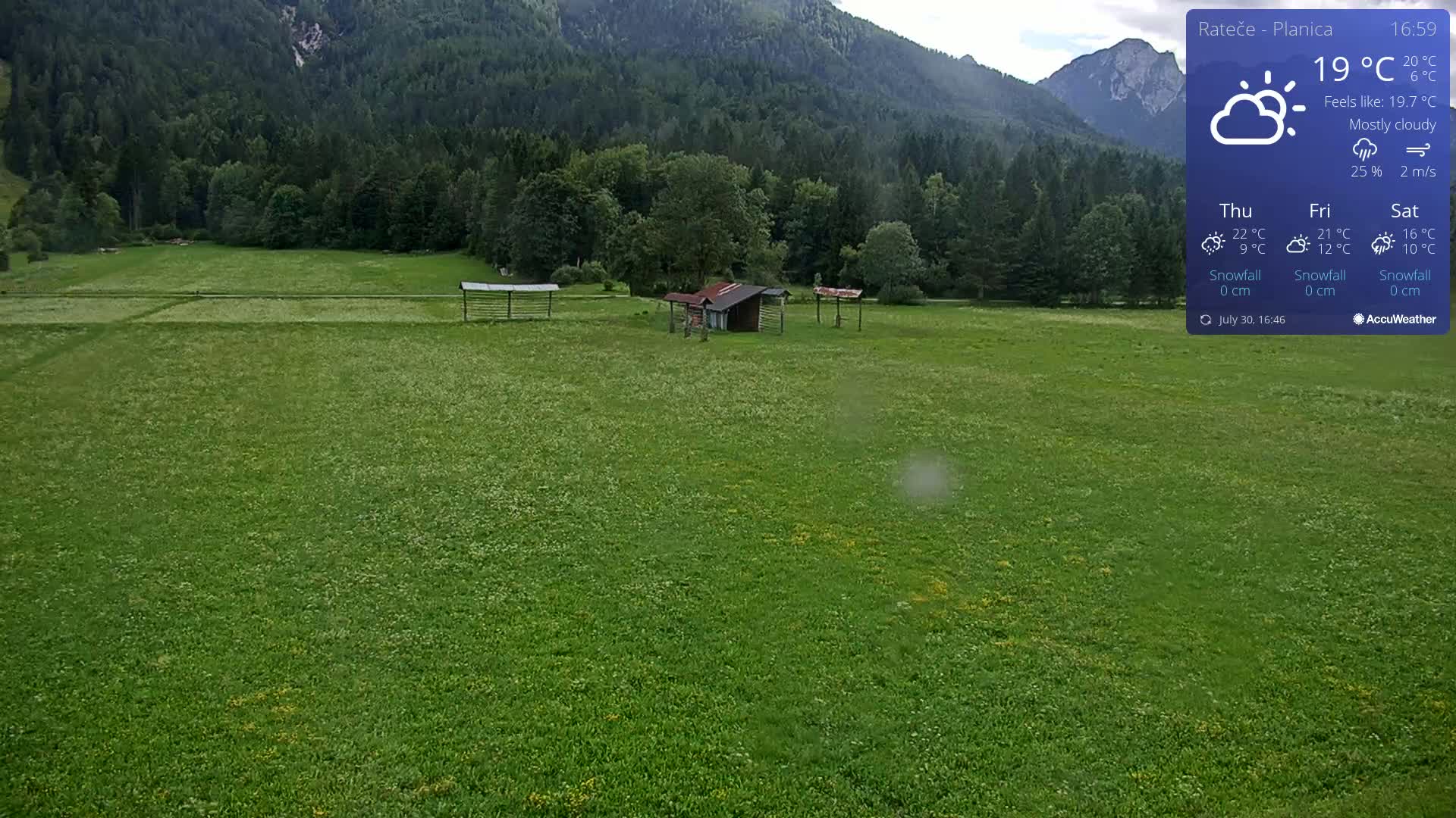 Ponca Rateče, Kranjska Gora Cross & Ski Country Tracks Live Cam - Jesenice, Gorenjska (Upper Carniola), Slovenia