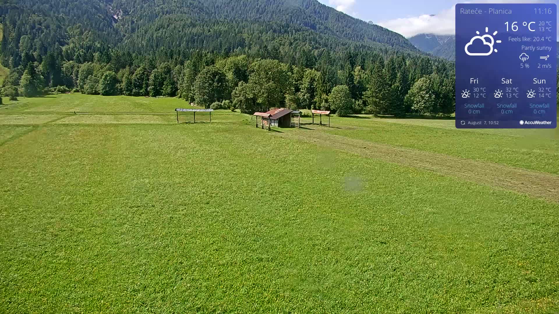 Ponca Rateče, Kranjska Gora Cross & Ski Country Tracks Live Cam - Jesenice, Gorenjska (Upper Carniola), Slovenia