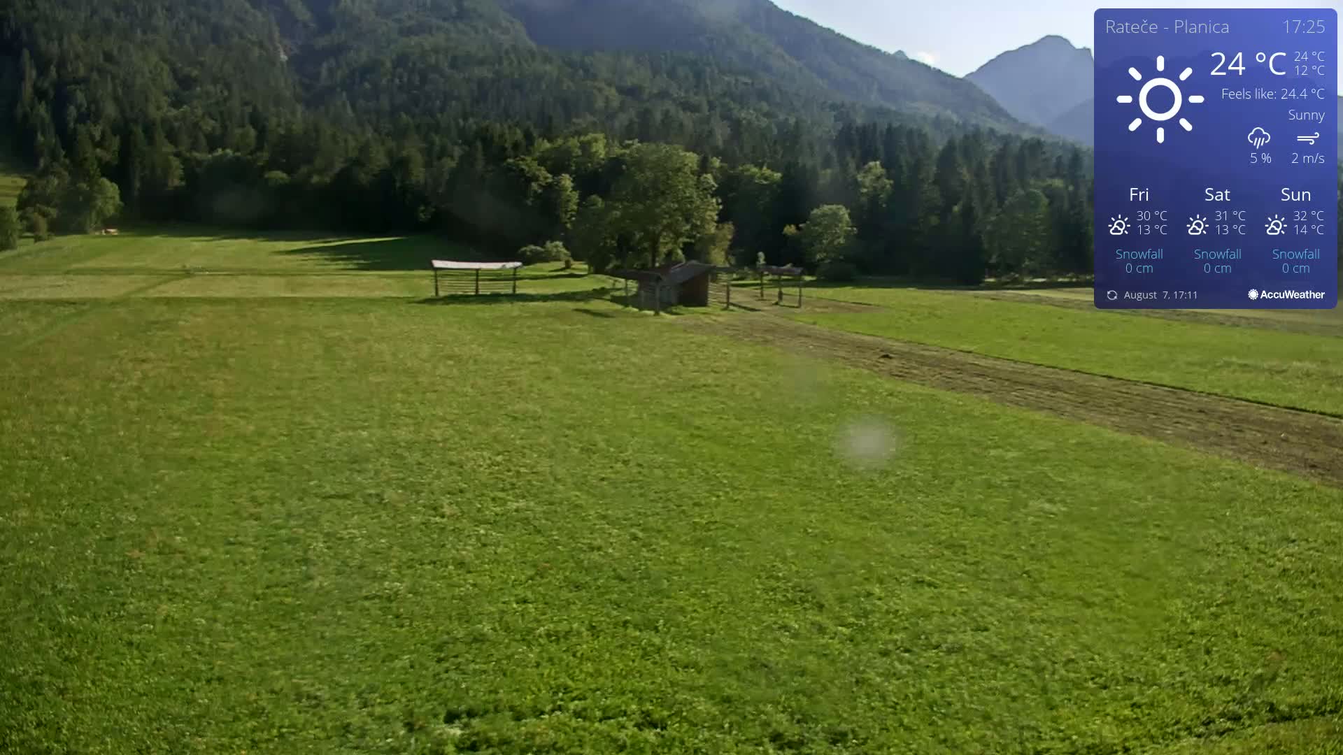 Ponca Rateče, Kranjska Gora Cross & Ski Country Tracks Live Cam - Jesenice, Gorenjska (Upper Carniola), Slovenia