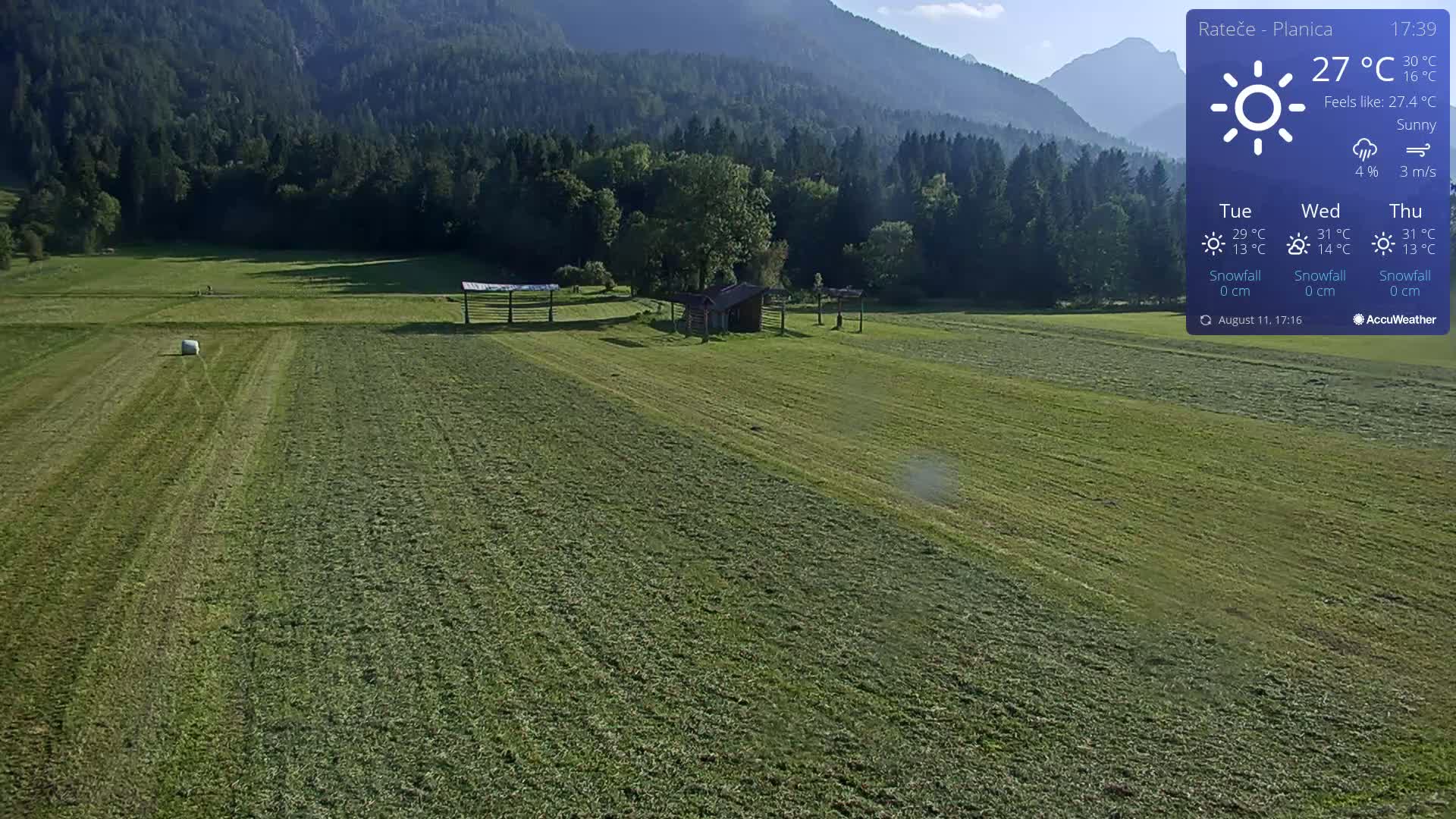 Ponca Rateče, Kranjska Gora Cross & Ski Country Tracks Live Cam - Jesenice, Gorenjska (Upper Carniola), Slovenia