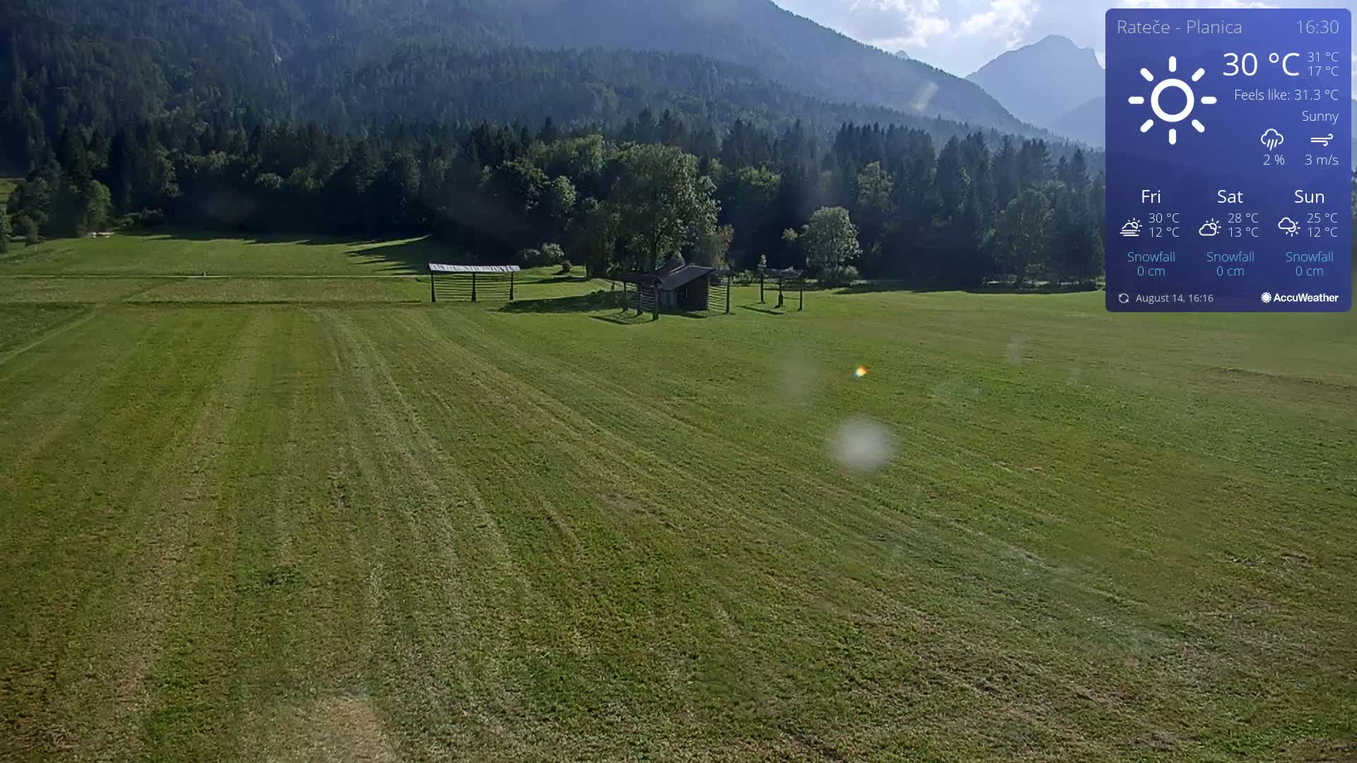 Ponca Rateče, Kranjska Gora Cross & Ski Country Tracks Live Cam - Jesenice, Gorenjska (Upper Carniola), Slovenia