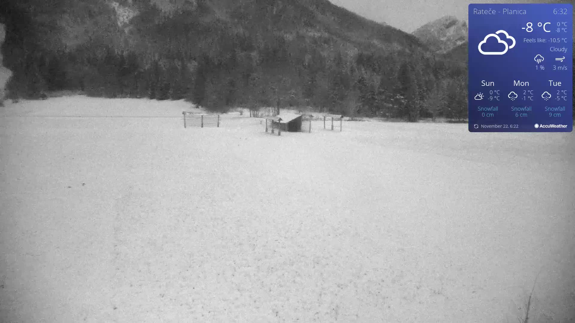 Ponca Rateče, Kranjska Gora Cross & Ski Country Tracks Live Cam - Jesenice, Gorenjska (Upper Carniola), Slovenia