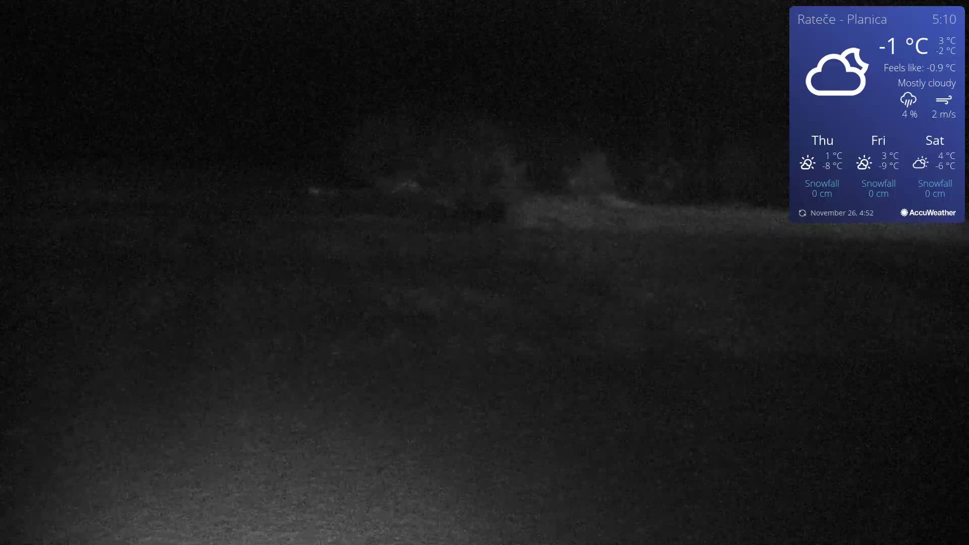 Ponca Rateče, Kranjska Gora Cross & Ski Country Tracks Live Cam - Jesenice, Gorenjska (Upper Carniola), Slovenia