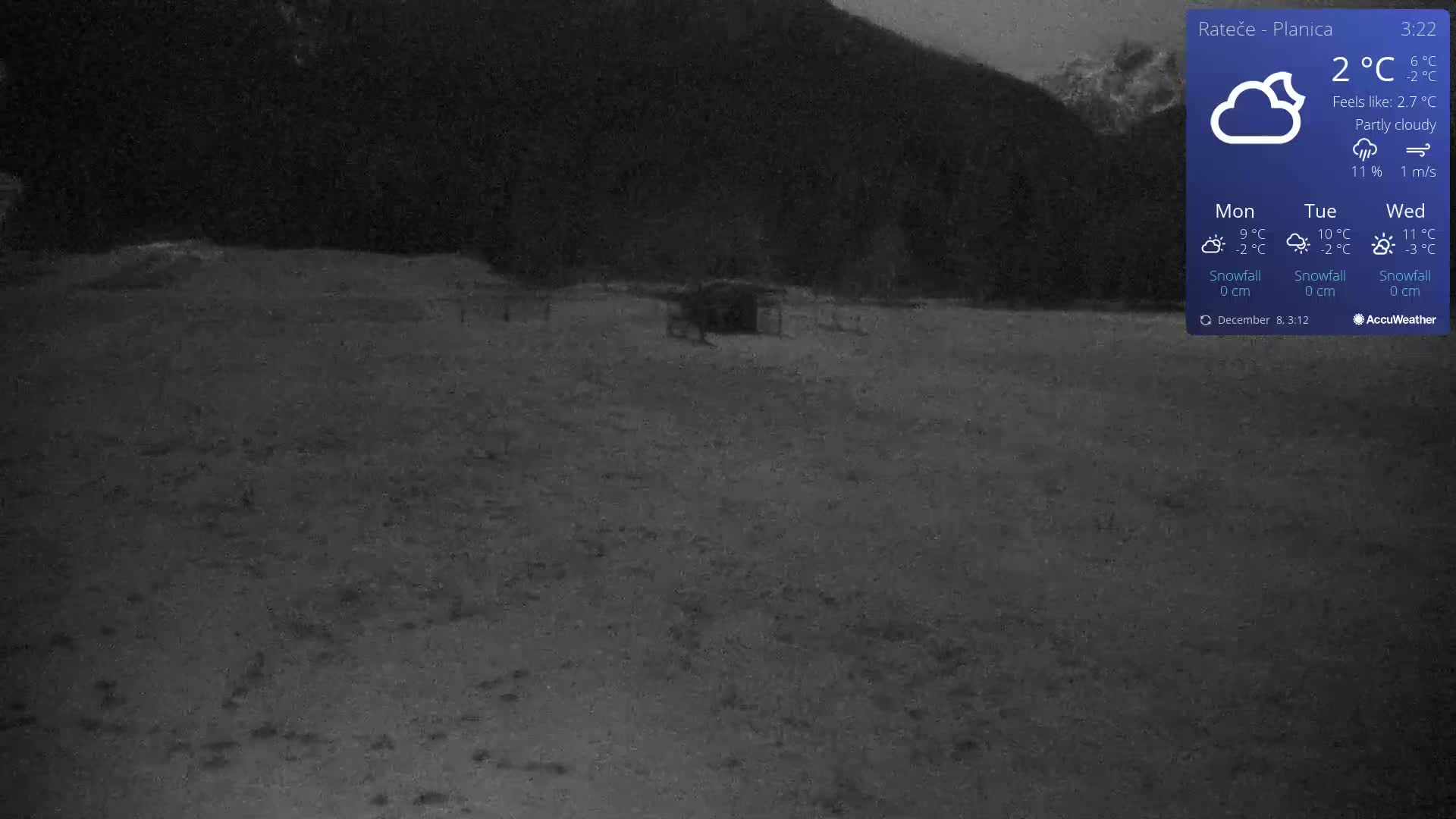 Ponca Rateče, Kranjska Gora Cross & Ski Country Tracks Live Cam - Jesenice, Gorenjska (Upper Carniola), Slovenia