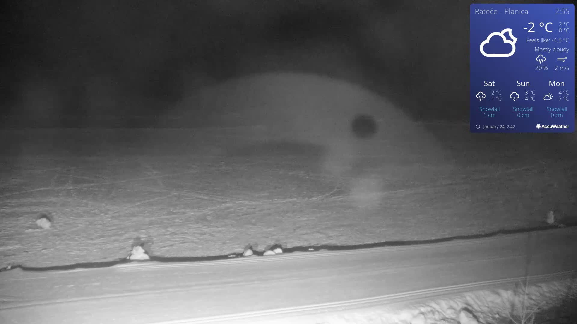 Ponca Rateče, Kranjska Gora Cross & Ski Country Tracks Live Cam - Jesenice, Gorenjska (Upper Carniola), Slovenia