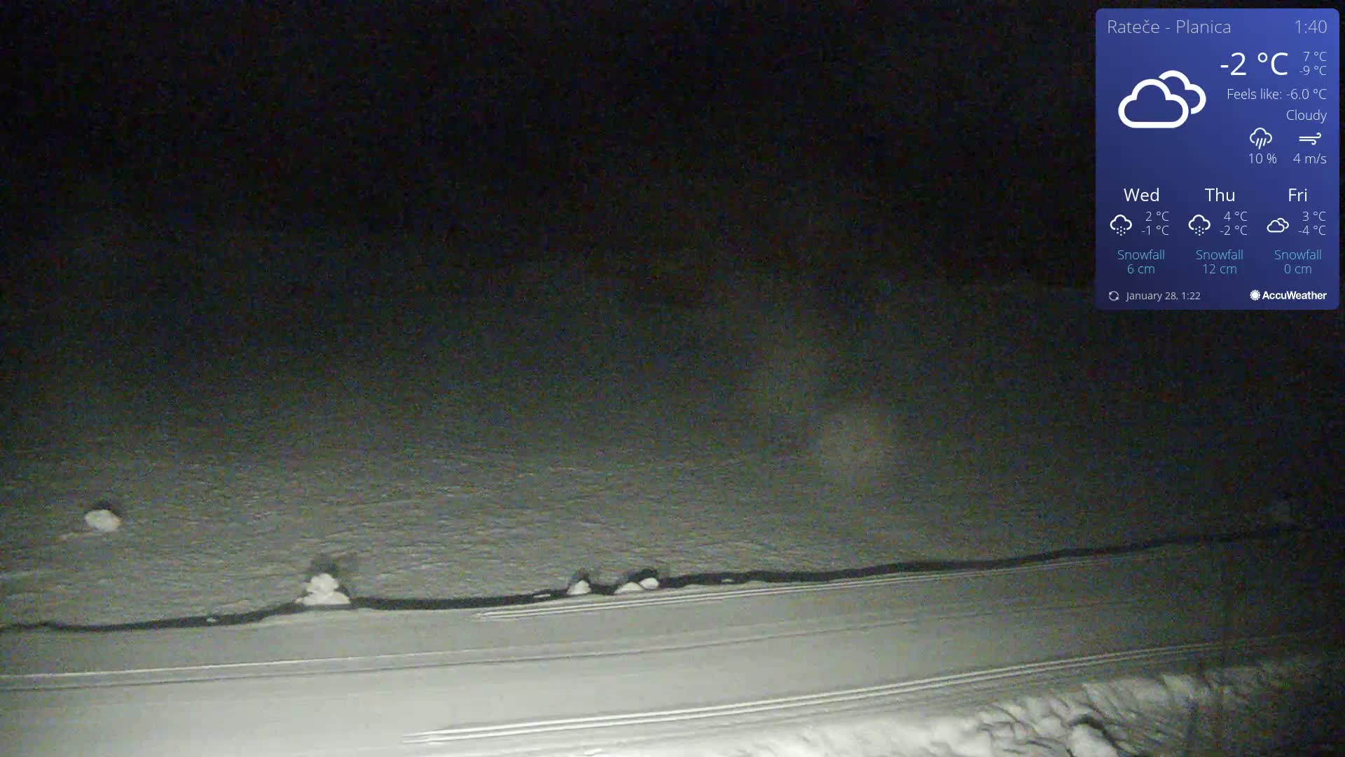 Ponca Rateče, Kranjska Gora Cross & Ski Country Tracks Live Cam - Jesenice, Gorenjska (Upper Carniola), Slovenia