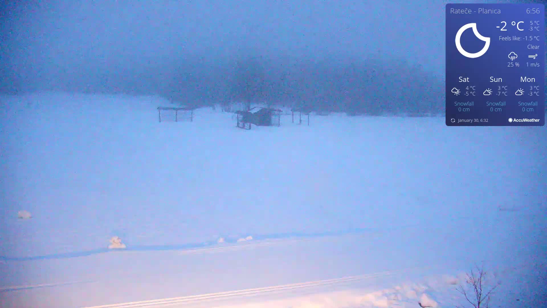 Ponca Rateče, Kranjska Gora Cross & Ski Country Tracks Live Cam - Jesenice, Gorenjska (Upper Carniola), Slovenia