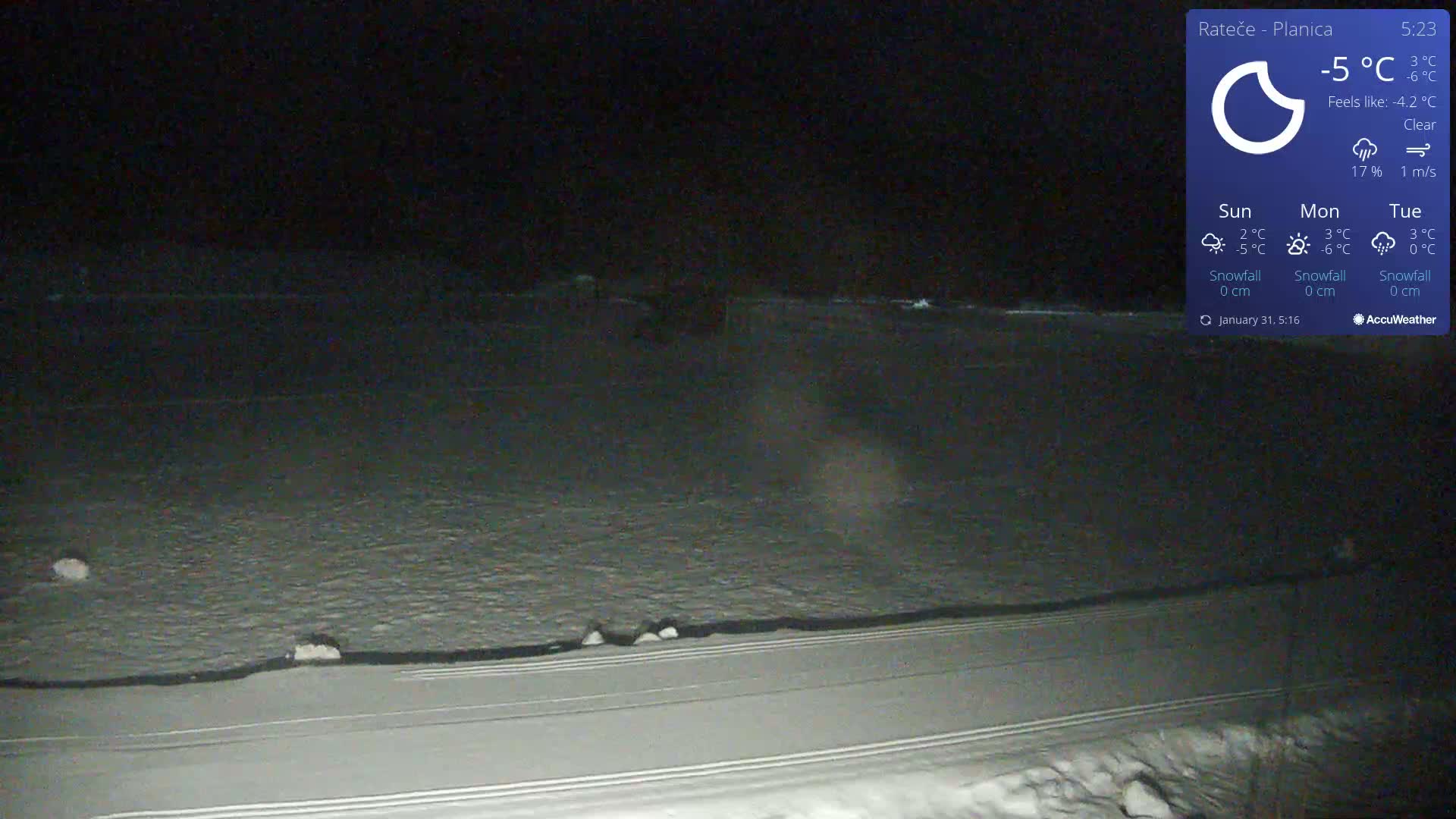Ponca Rateče, Kranjska Gora Cross & Ski Country Tracks Live Cam - Jesenice, Gorenjska (Upper Carniola), Slovenia
