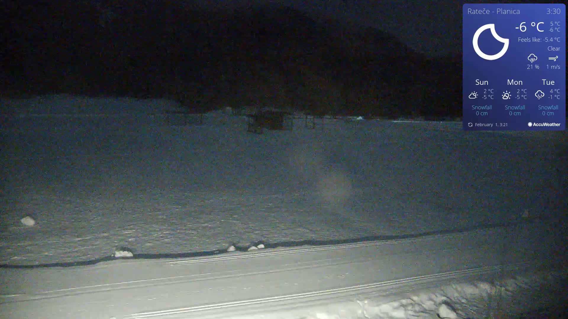 Ponca Rateče, Kranjska Gora Cross & Ski Country Tracks Live Cam - Jesenice, Gorenjska (Upper Carniola), Slovenia