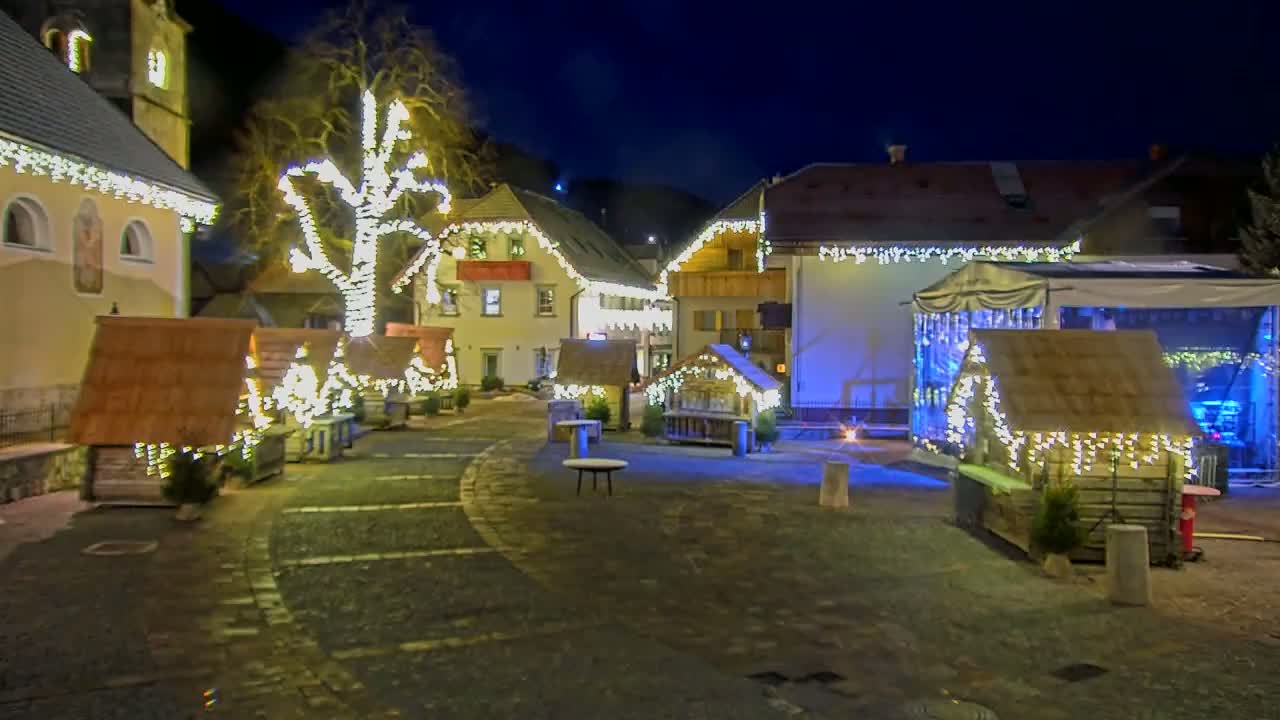Kranjska Gora Town Center Live Cam - Jesenice, Gorenjska (Upper Carniola), Slovenia