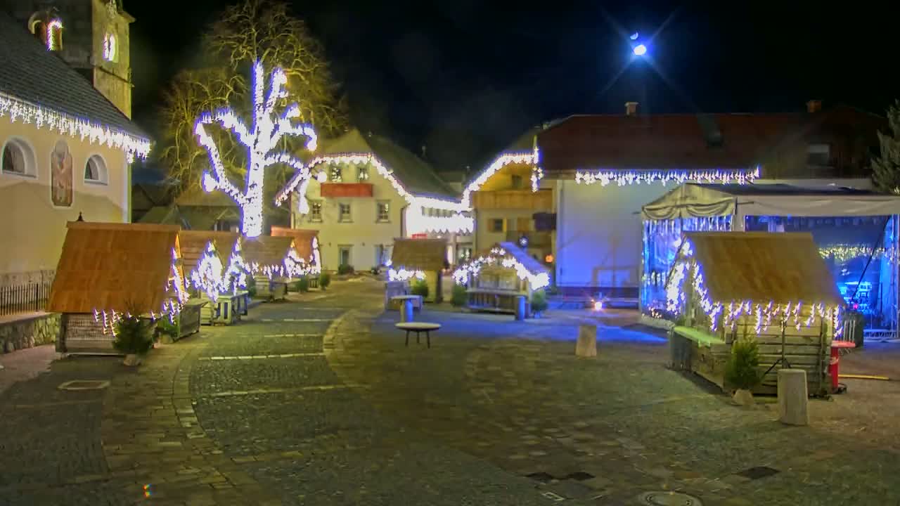 Kranjska Gora Town Center Live Cam - Jesenice, Gorenjska (Upper Carniola), Slovenia