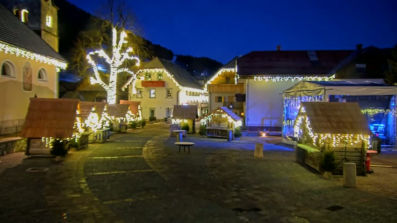 Kranjska Gora Town Center Live Cam - Jesenice, Gorenjska (Upper Carniola), Slovenia