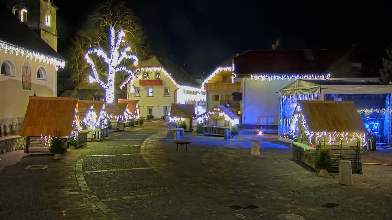 Kranjska Gora Town Center Live Cam - Jesenice, Gorenjska (Upper Carniola), Slovenia
