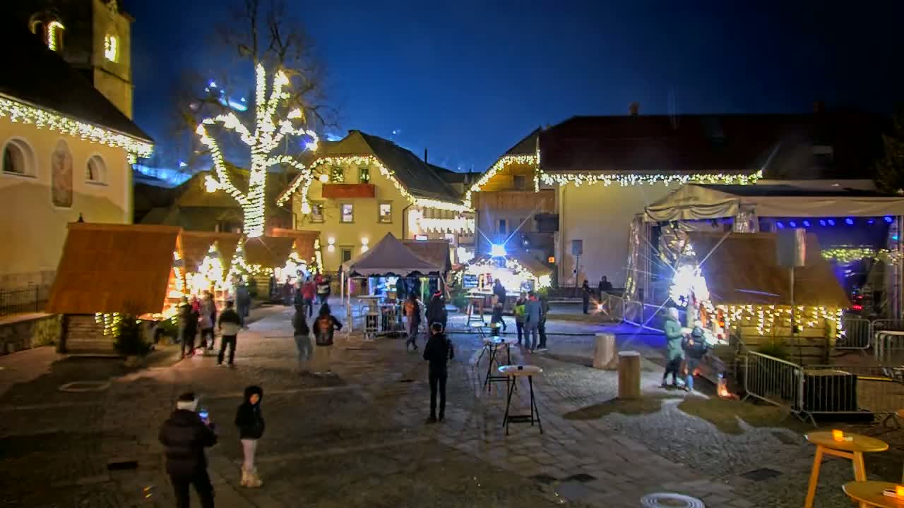 Kranjska Gora Town Center Live Cam - Jesenice, Gorenjska (Upper Carniola), Slovenia