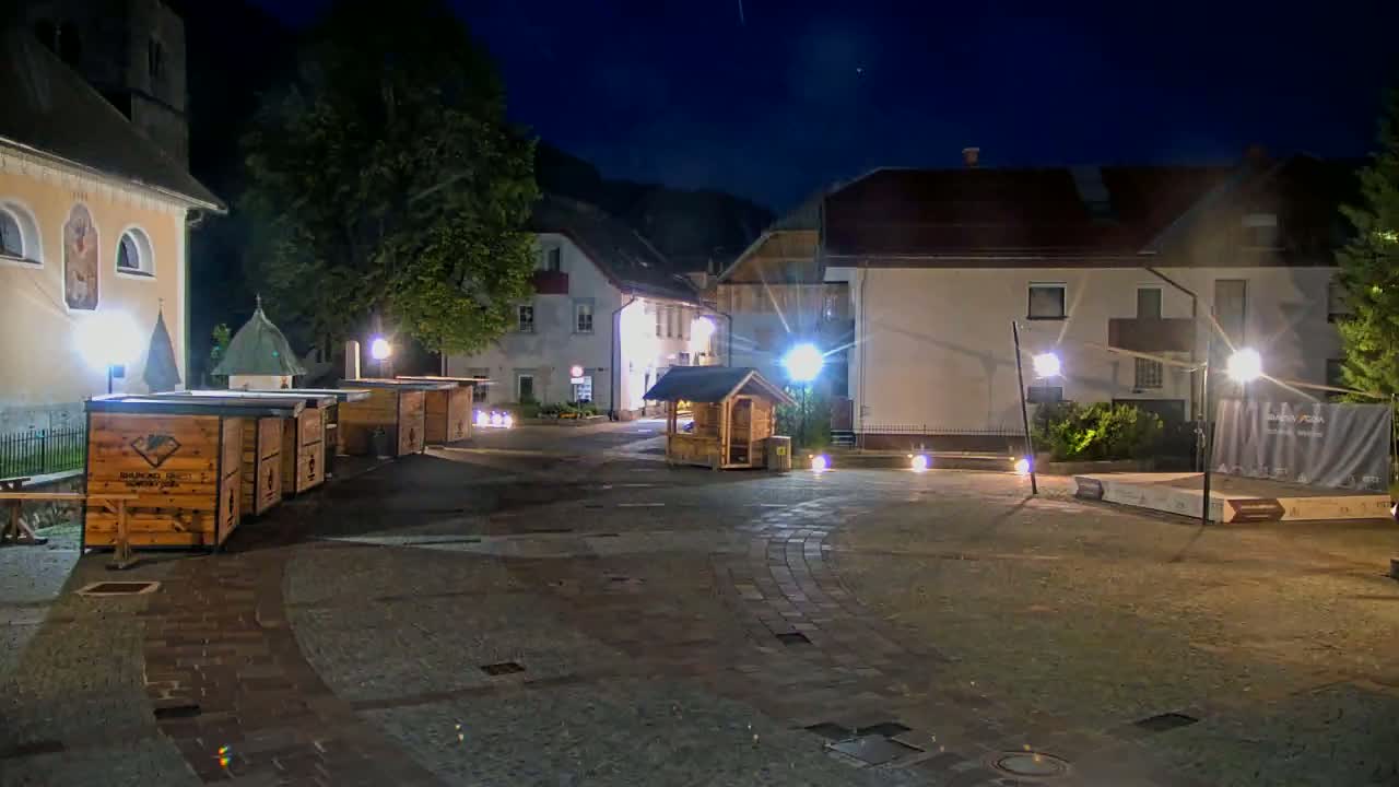 Kranjska Gora Town Center Live Cam - Jesenice, Gorenjska (Upper Carniola), Slovenia