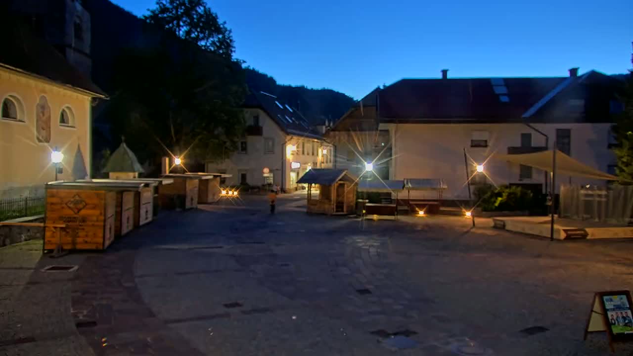 Kranjska Gora Town Center Live Cam - Jesenice, Gorenjska (Upper Carniola), Slovenia