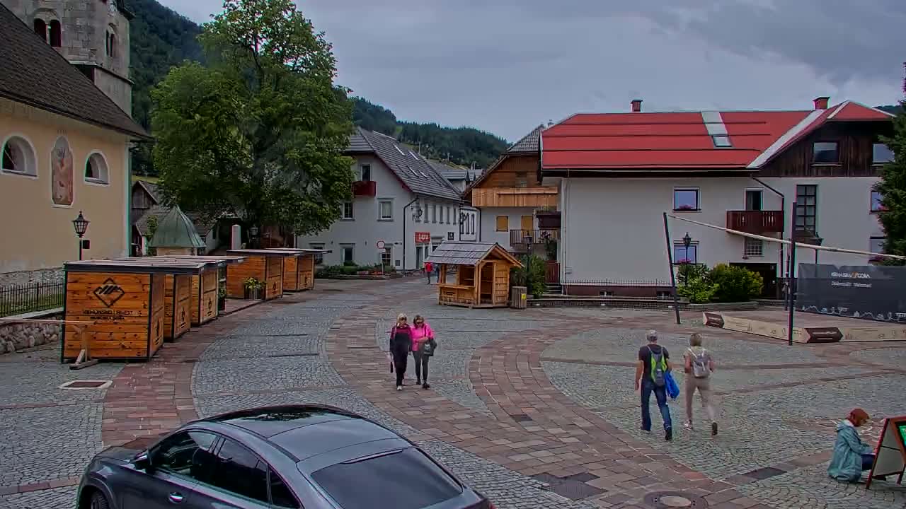 Kranjska Gora Town Center Live Cam - Jesenice, Gorenjska (Upper Carniola), Slovenia