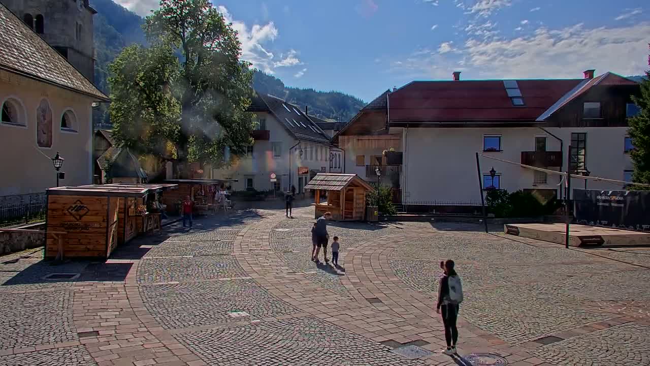 Kranjska Gora Town Center Live Cam - Jesenice, Gorenjska (Upper Carniola), Slovenia