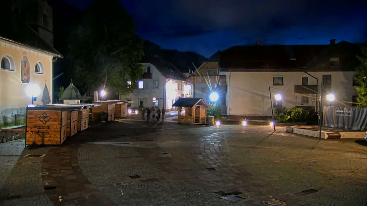 Kranjska Gora Town Center Live Cam - Jesenice, Gorenjska (Upper Carniola), Slovenia